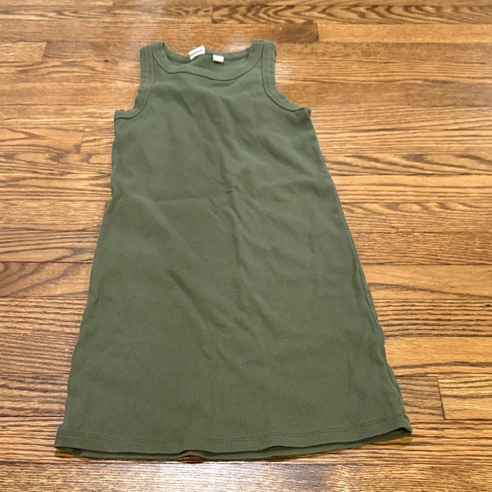 GAP Kids Olive Ribbed Top Size Medium